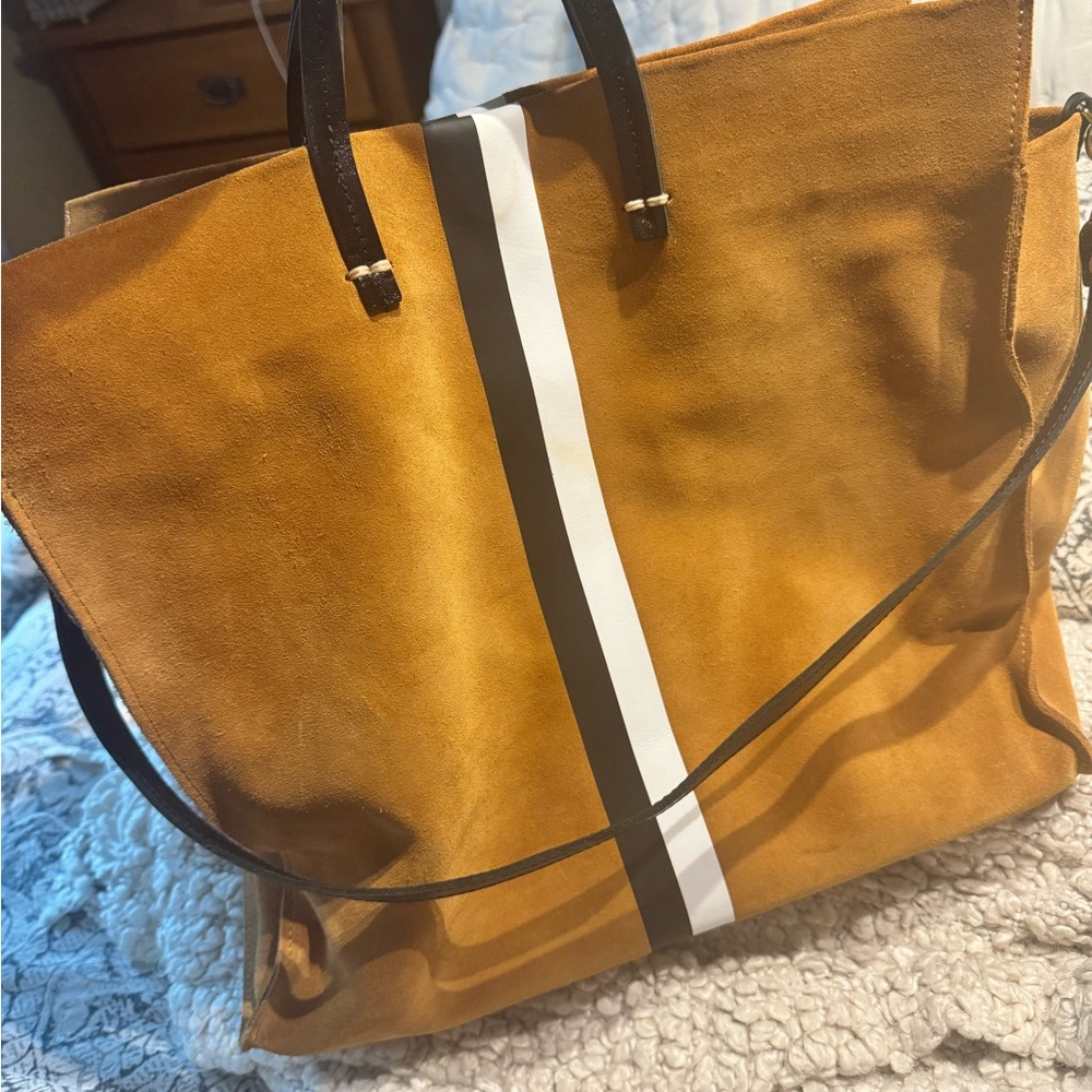 Clare V. Simple tote suede